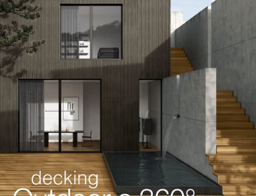 Surrounded by spring with wood that doesn’t fear the open air