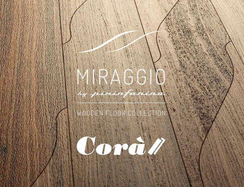 Corà e Pininfarina presentano “Miraggio”, una nuova collezione di parquet che integra tecnologia, natura e benessere